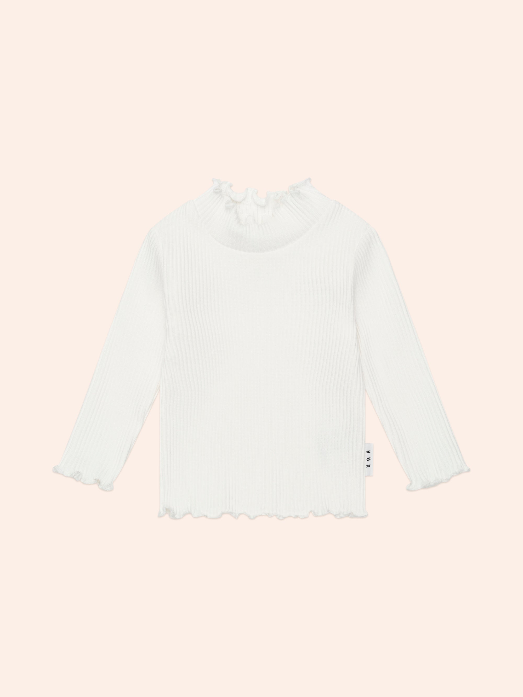 Huxbaby Almond Milk Ribbed Skivvy