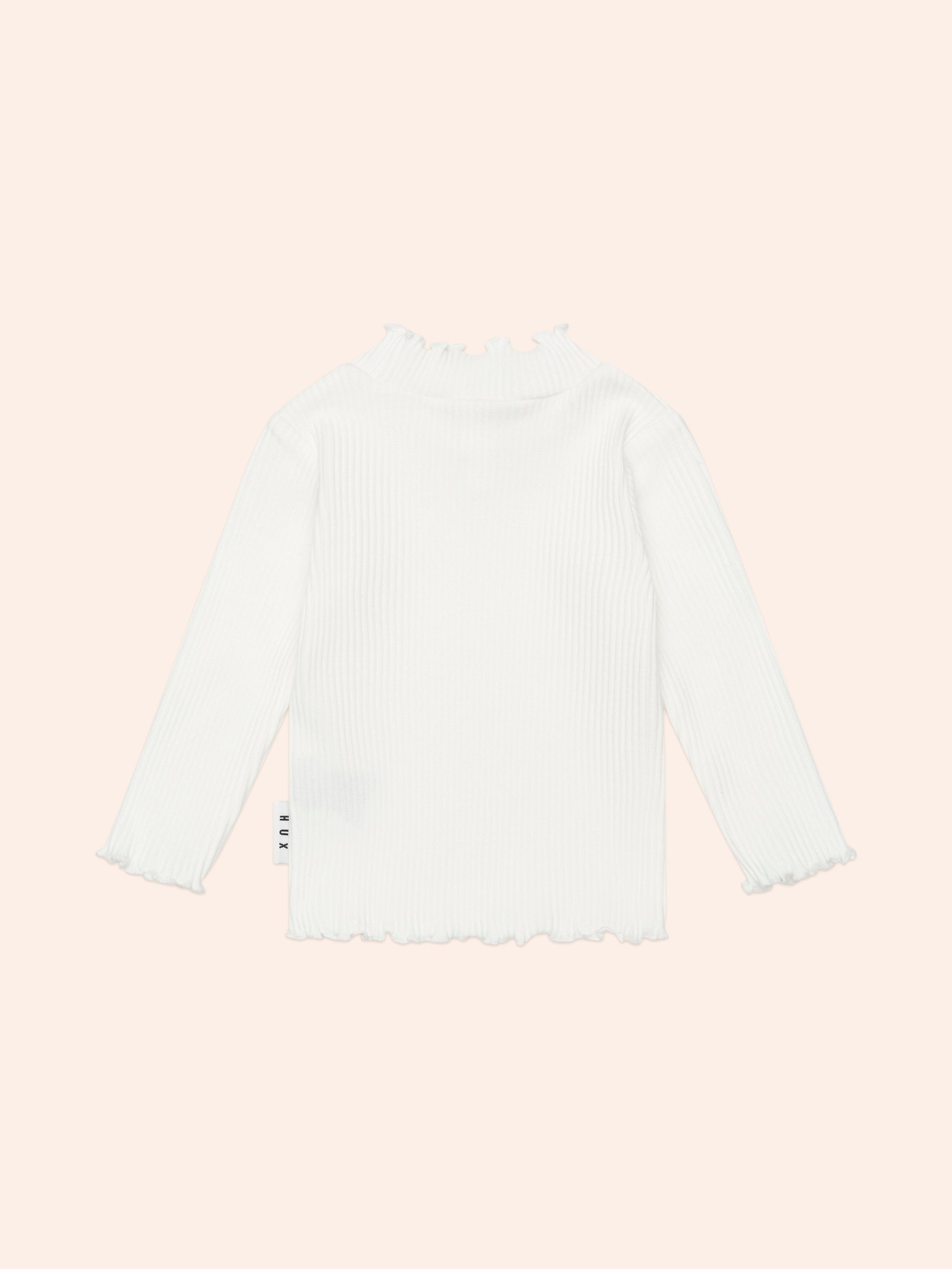 Huxbaby Almond Milk Ribbed Skivvy