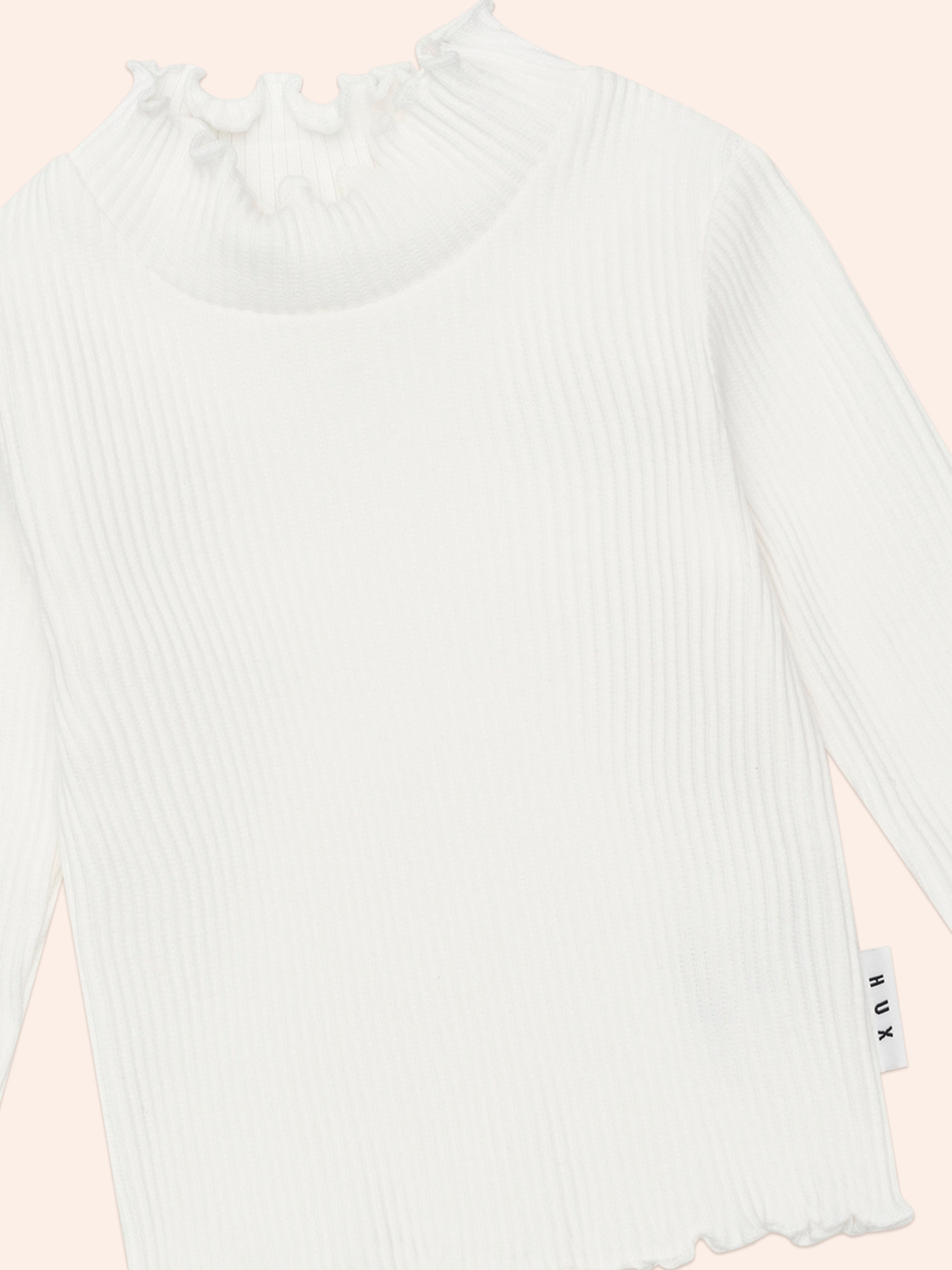 Huxbaby Almond Milk Ribbed Skivvy