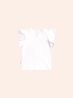 Huxbaby Strawberry Bow Frill Tee