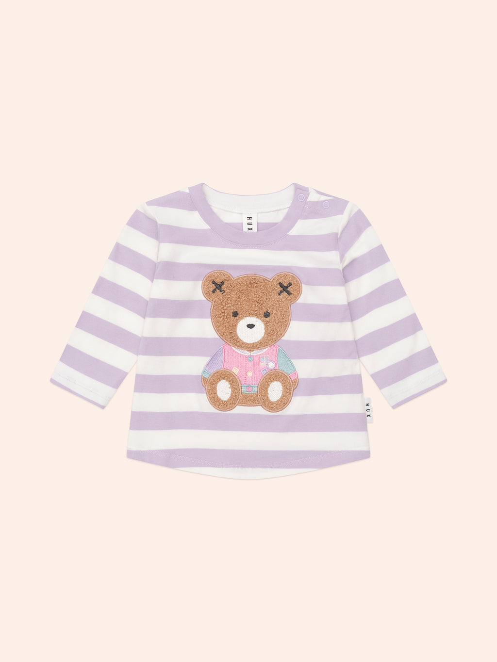 Huxbaby College Hux Orchid Stripe Top