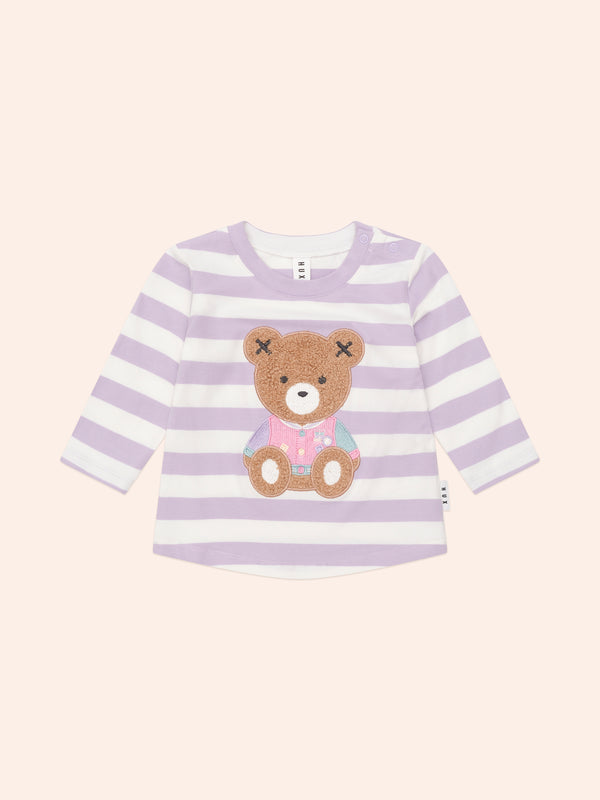 Huxbaby College Hux Orchid Stripe Top