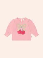 Huxbaby Cherry Bow Puff Sleeve Top