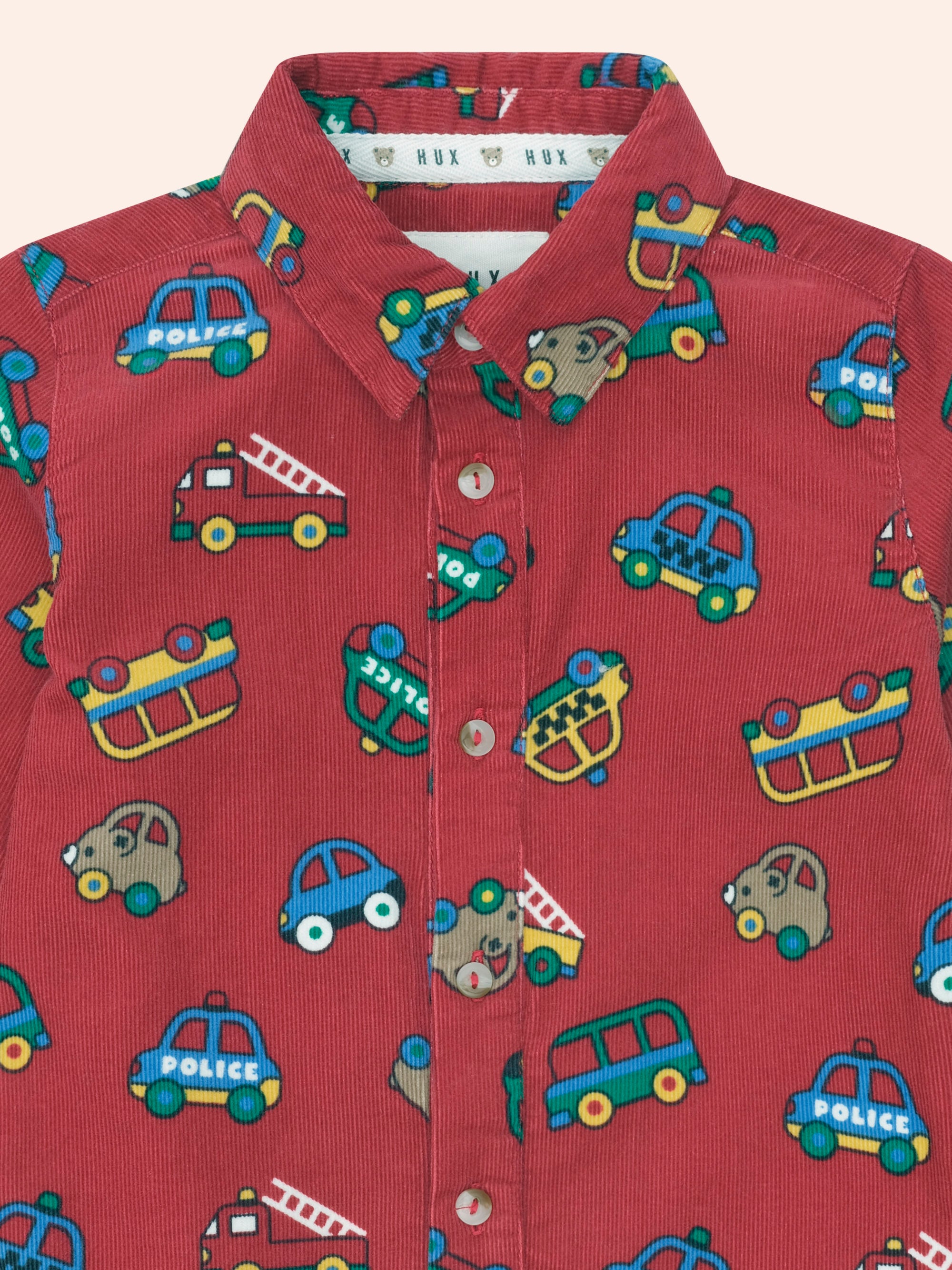 Huxbaby Vroom Vroom Cord Overshirt