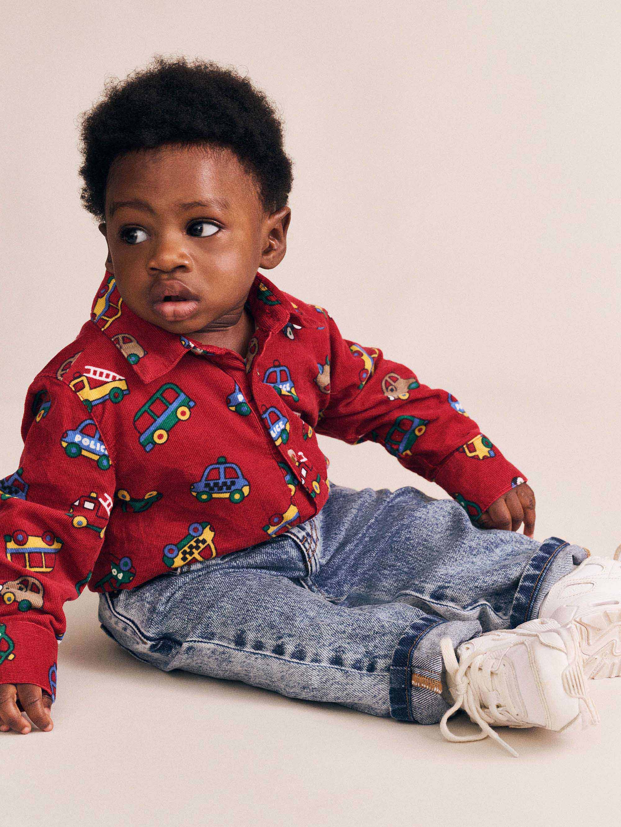 Huxbaby Vroom Vroom Cord Overshirt