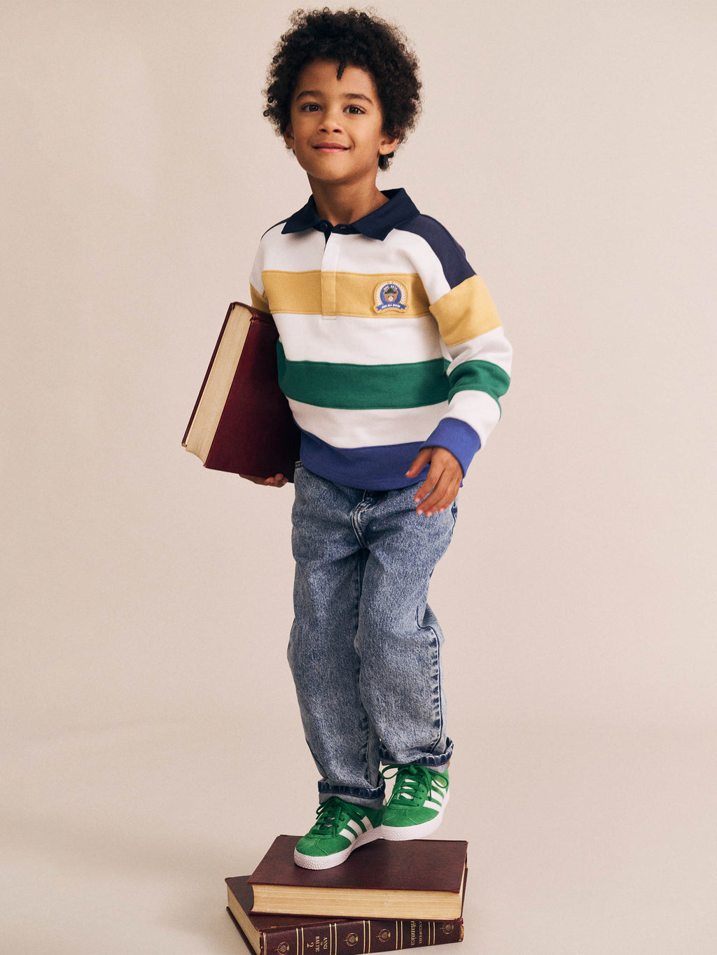 Huxbaby Colour Block Panelled Rugby