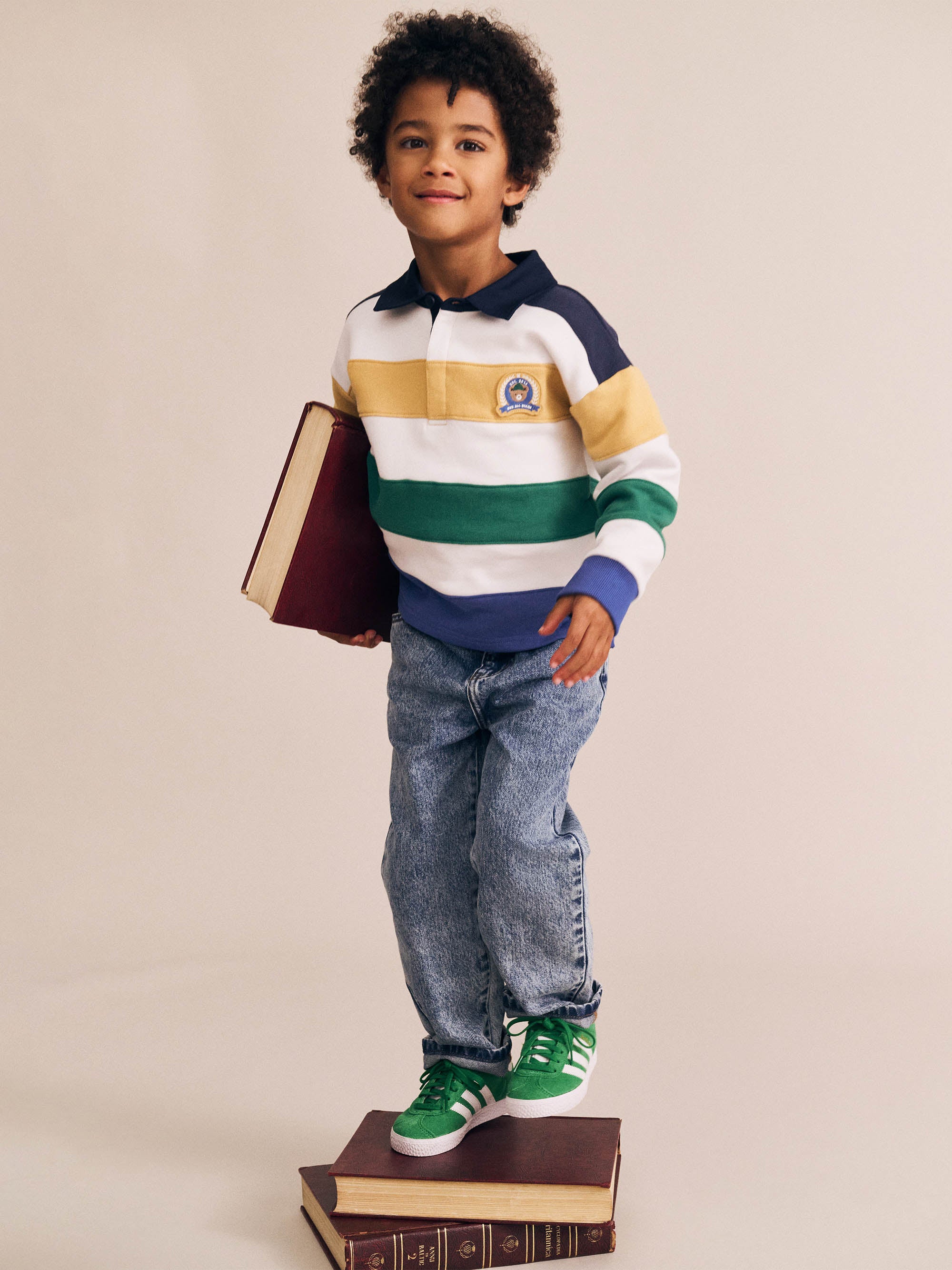 Huxbaby Colour Block Panelled Rugby