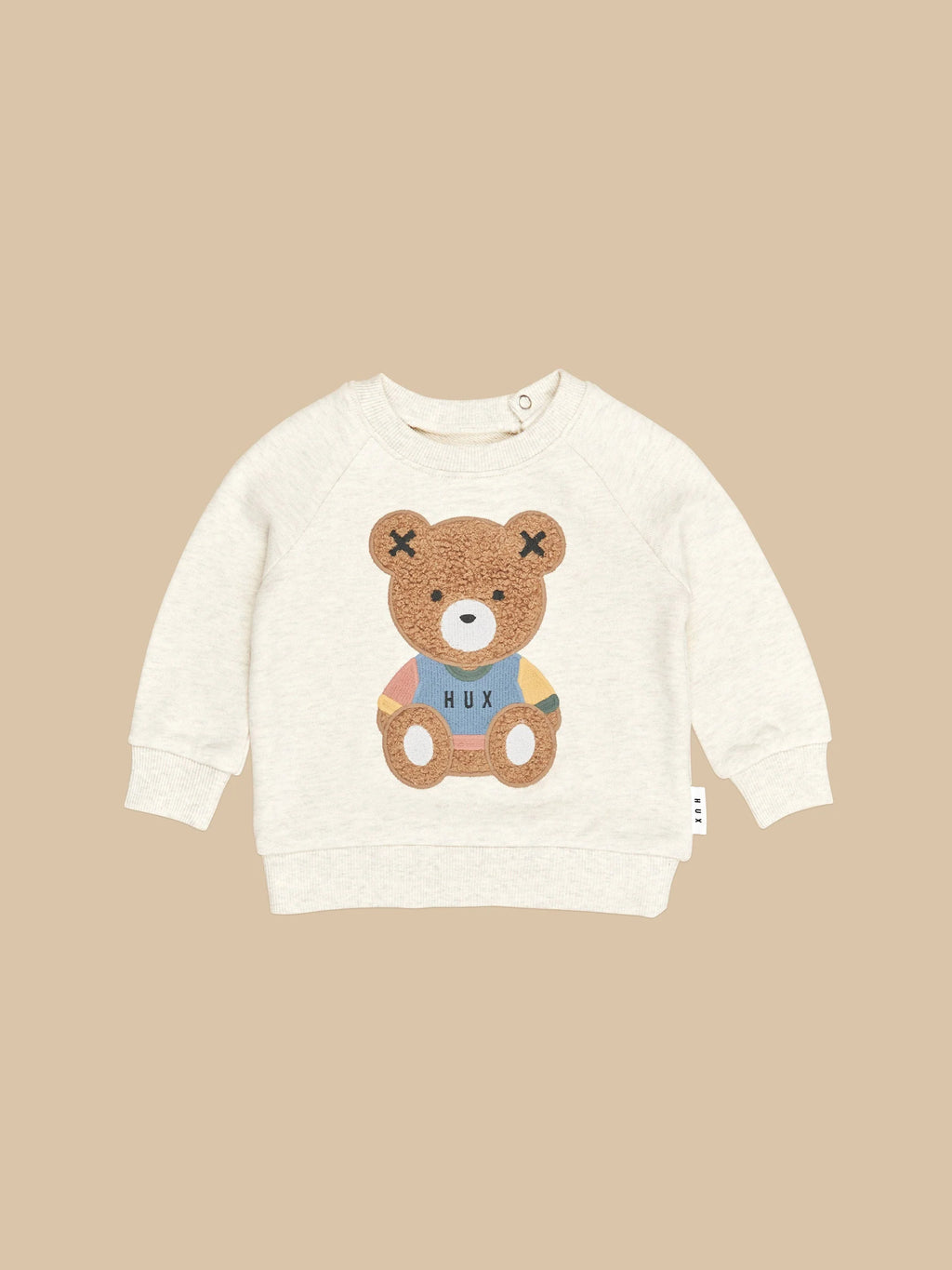Huxbaby Teddy Hux Sweatshirt Oat Marle