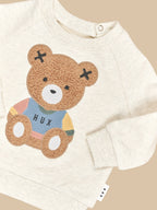Huxbaby Teddy Hux Sweatshirt Oat Marle