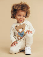 Huxbaby Teddy Hux Sweatshirt Oat Marle