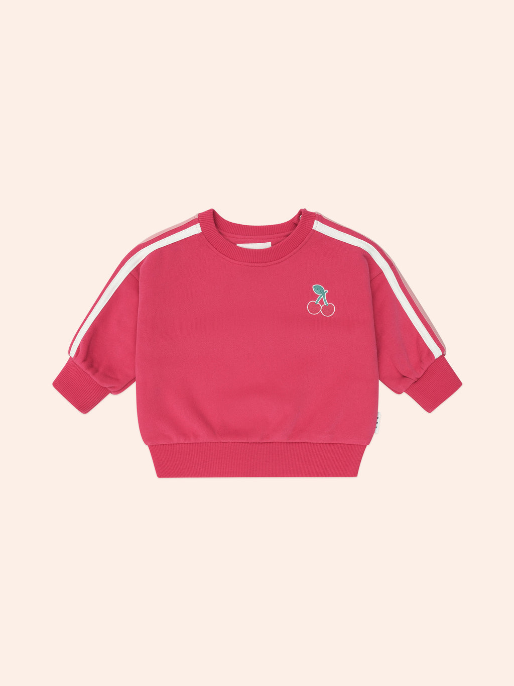 Huxbaby Cherry Racer Stripe Sweatshirt