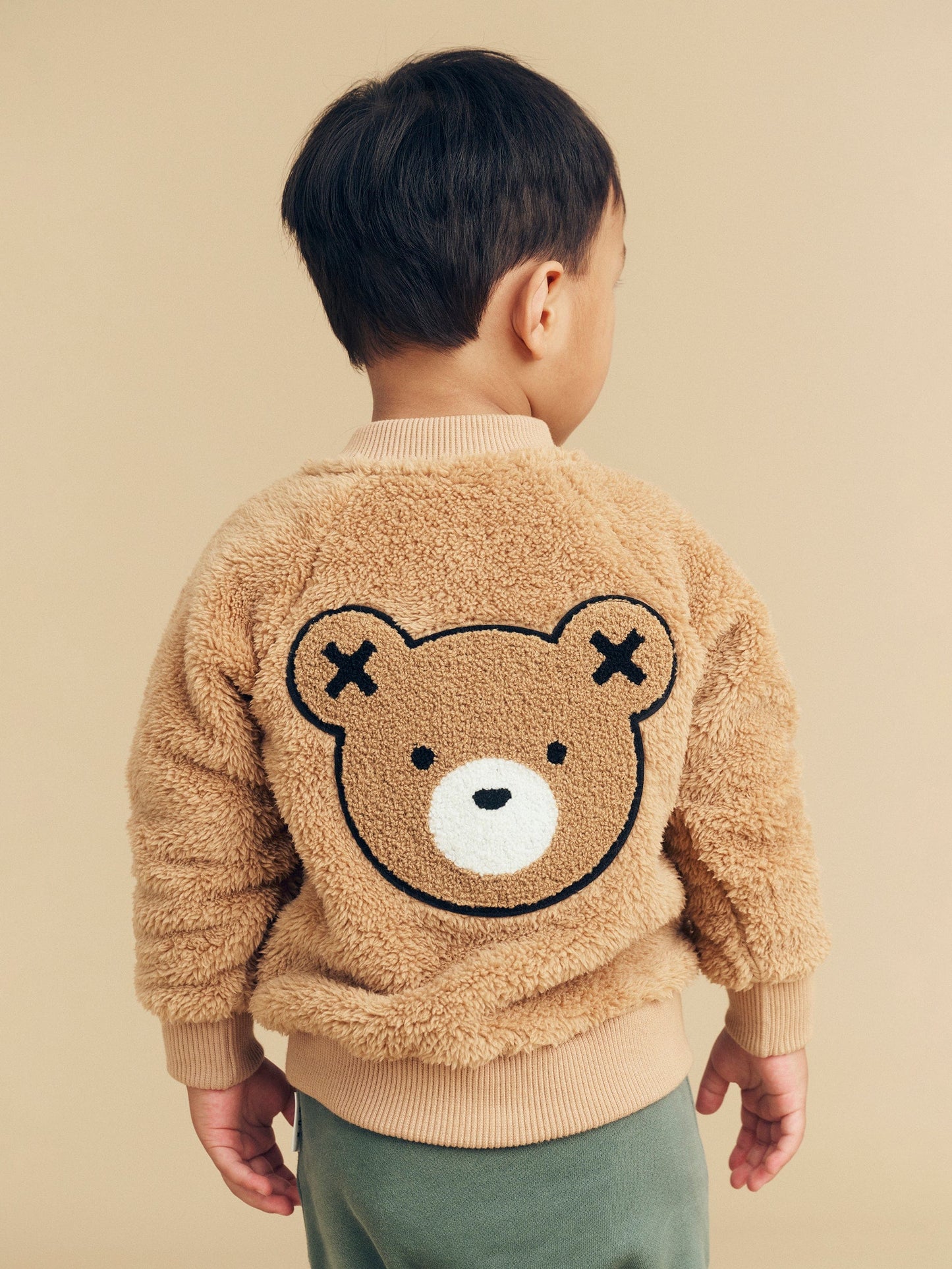 Huxbaby Teddy Bear Fur Jacket