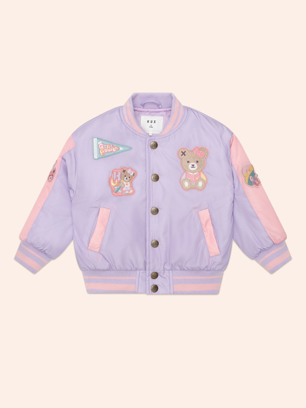 Huxbaby Orchid Hux College Varsity Jacket