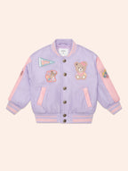 Huxbaby Orchid Hux College Varsity Jacket