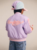 Huxbaby Orchid Hux College Varsity Jacket