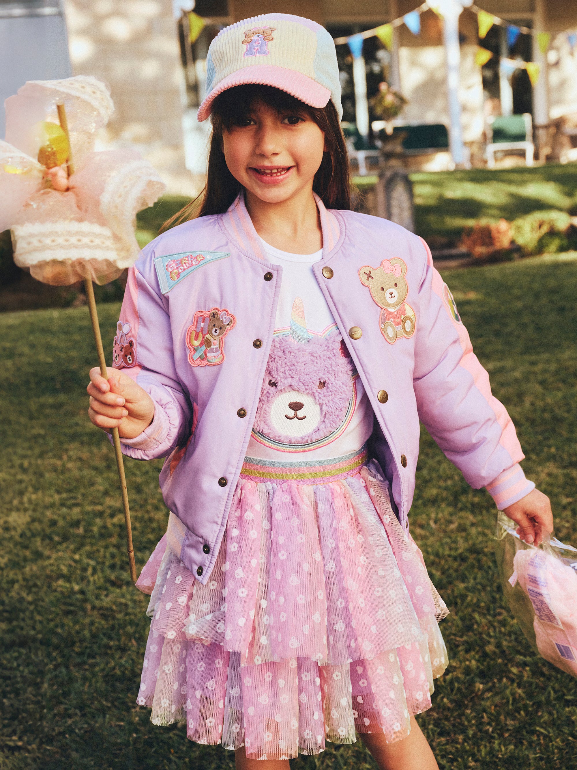 Huxbaby Orchid Hux College Varsity Jacket