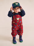 Huxbaby Vroom Vroom Cord Overalls