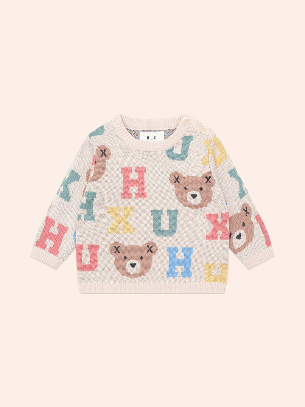 Huxbaby Hux Alphabet Knit Jumper