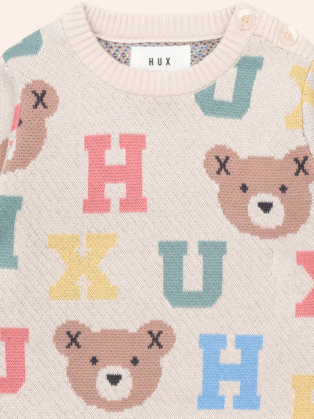 Huxbaby Hux Alphabet Knit Jumper