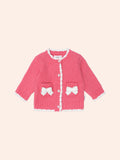 Huxbaby Crochet Bow Cardi