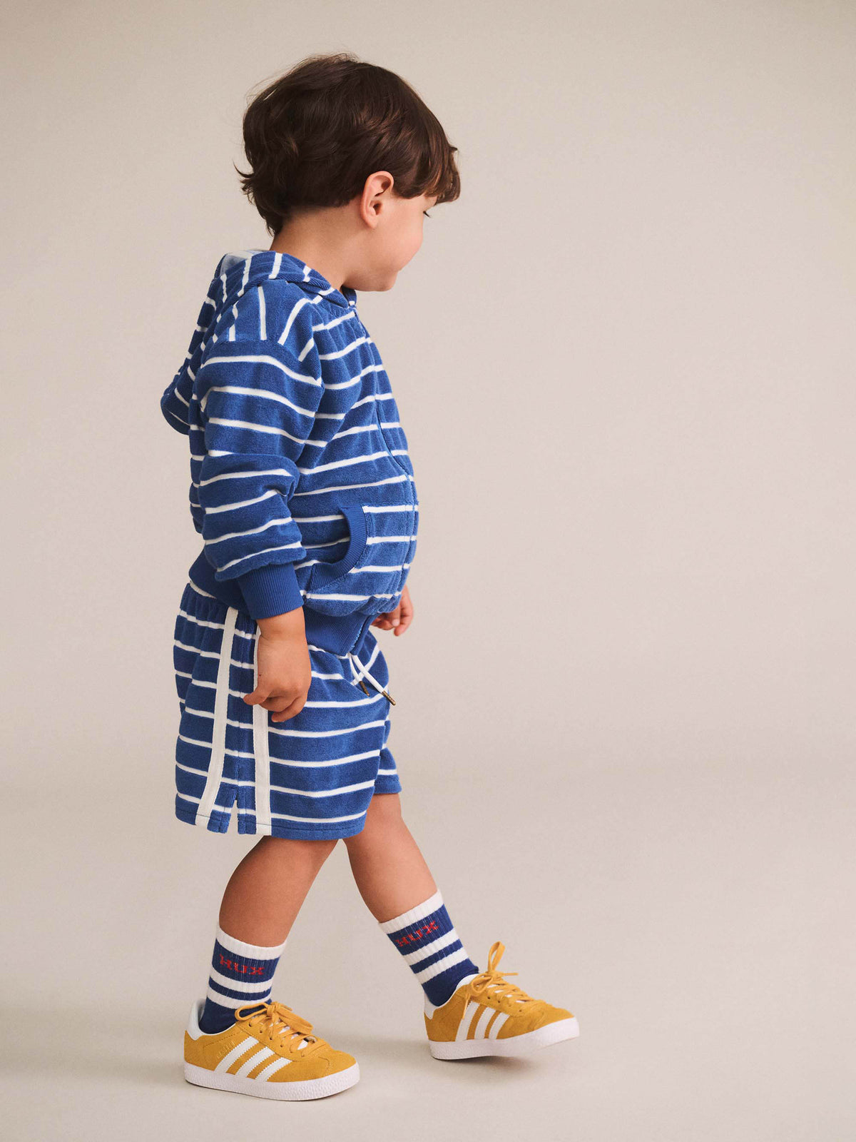 Huxbaby Nautical Stripe Towelling Shorts