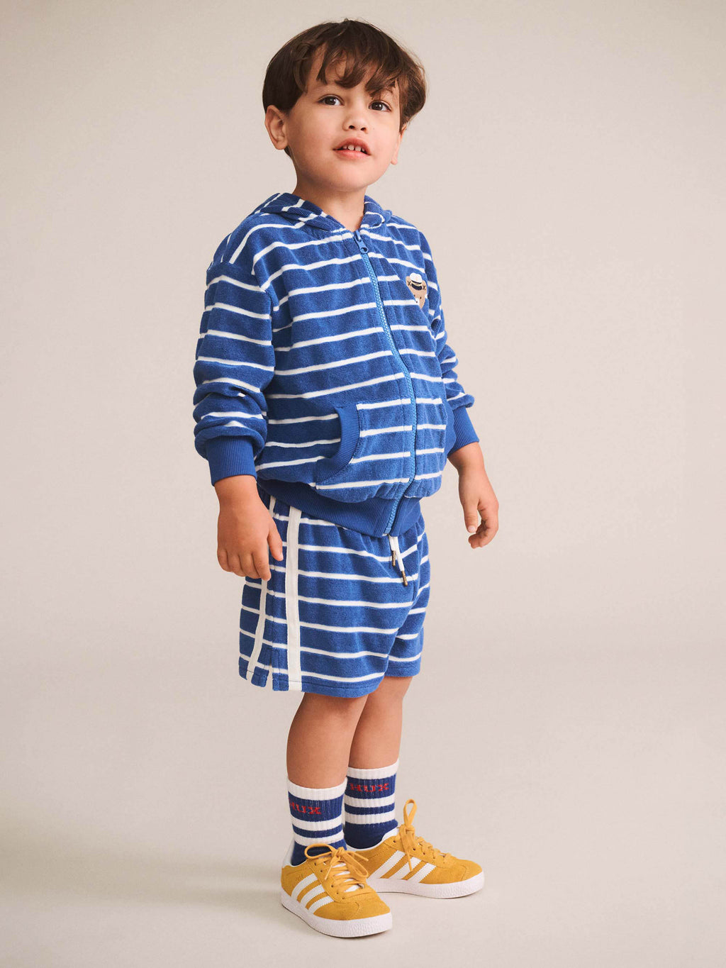 Huxbaby Nautical Stripe Towelling Shorts
