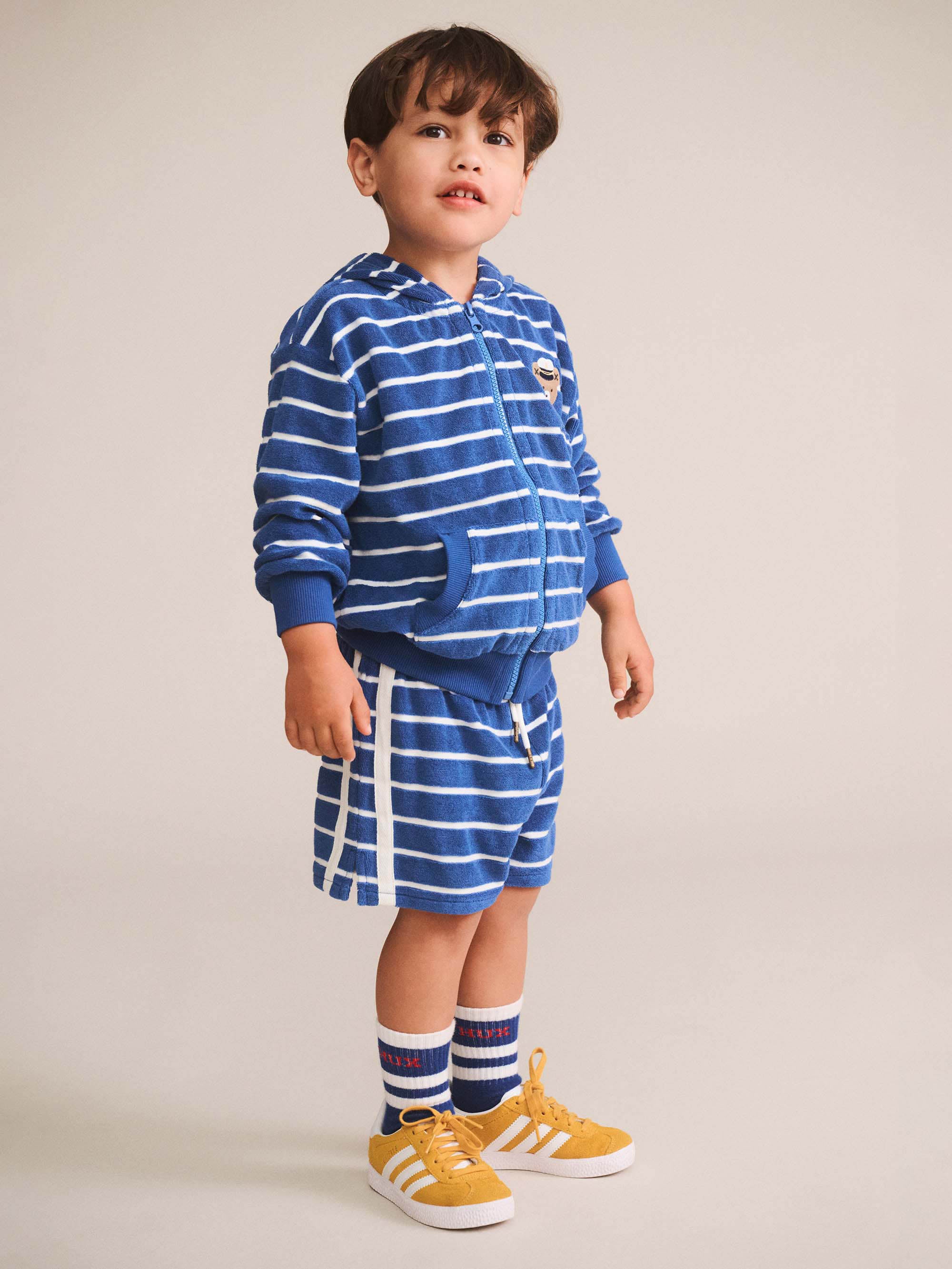 Huxbaby Nautical Stripe Towelling Shorts
