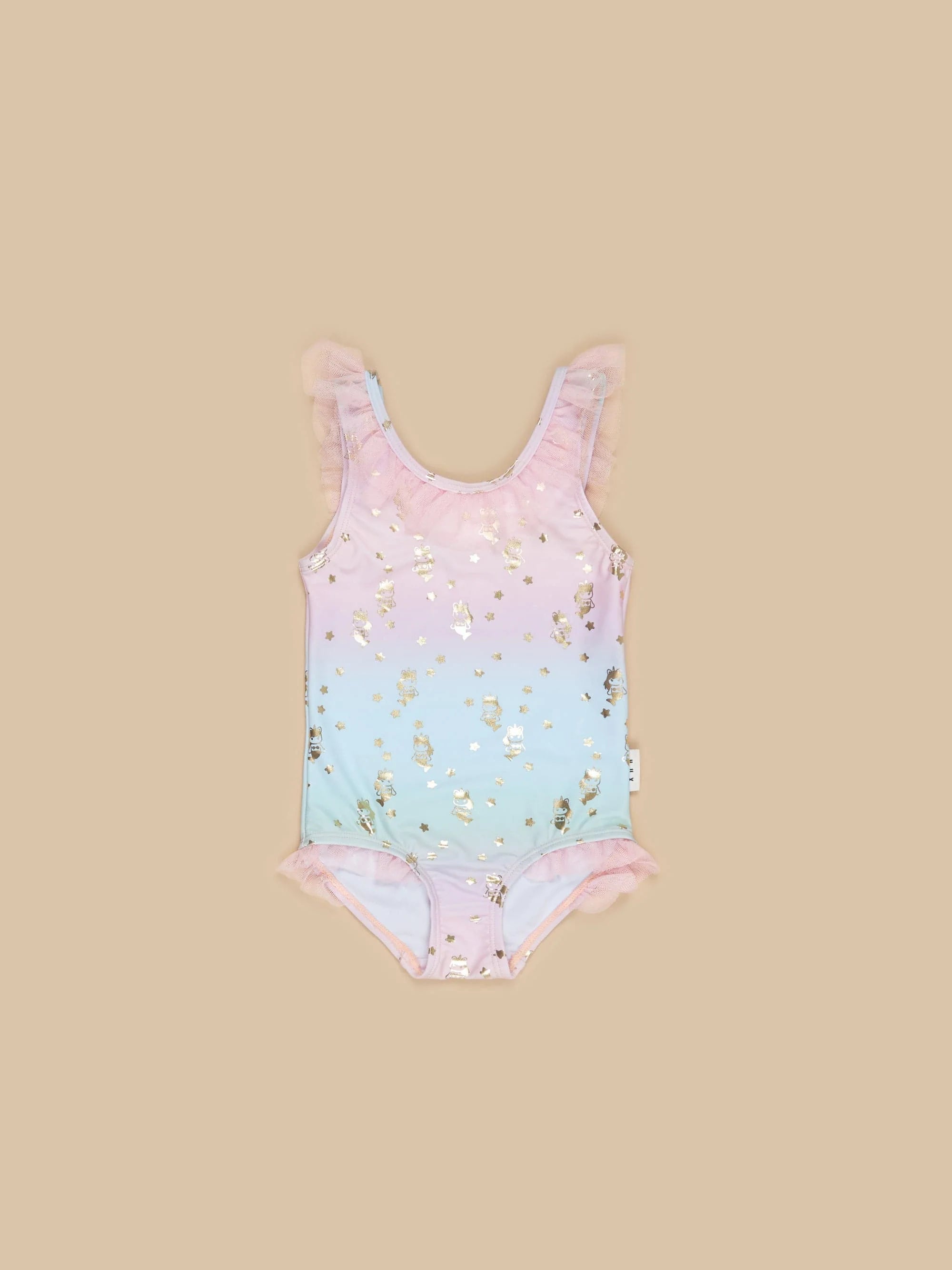 Huxbaby Star Mermaid Flounce Swimsuit