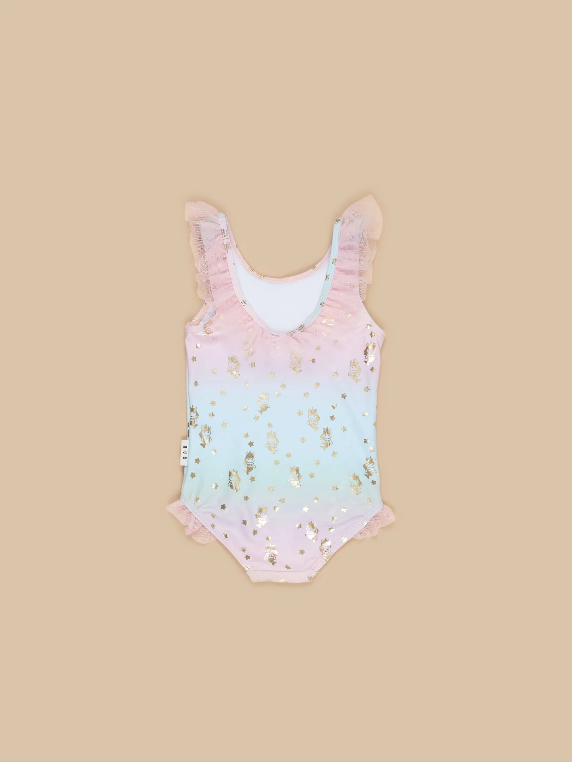 Huxbaby Star Mermaid Flounce Swimsuit