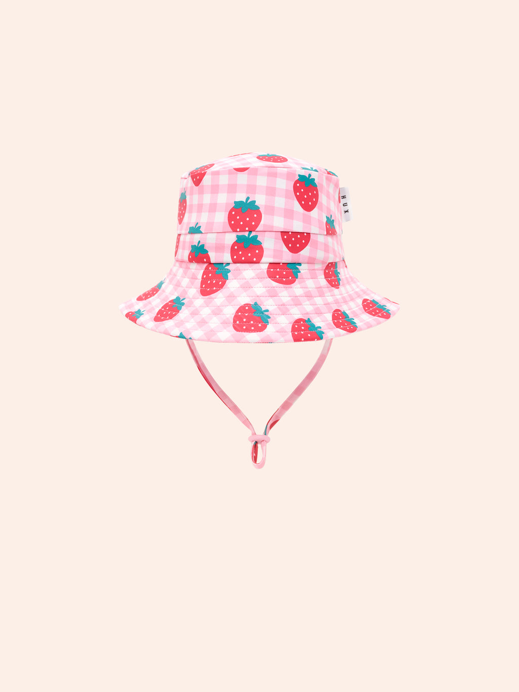 Hubaby Strawberry Check Swim Hat