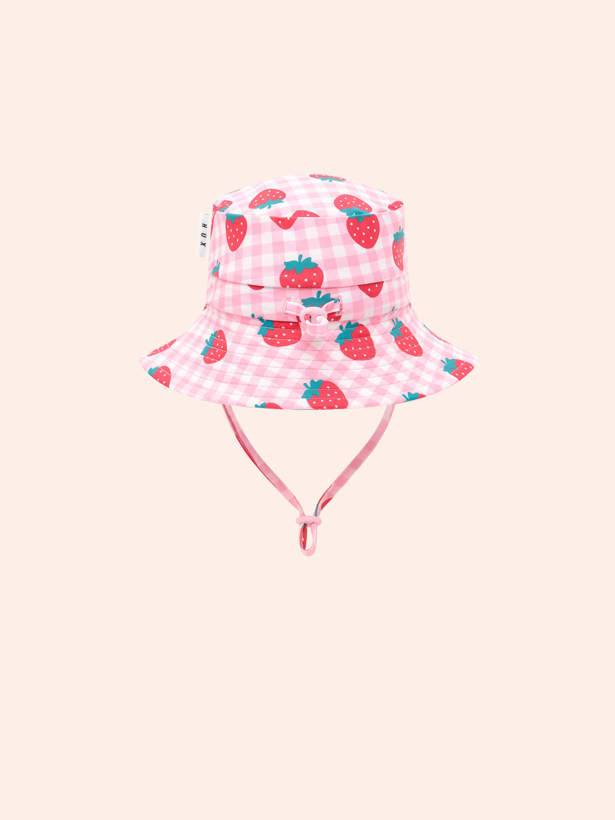 Hubaby Strawberry Check Swim Hat