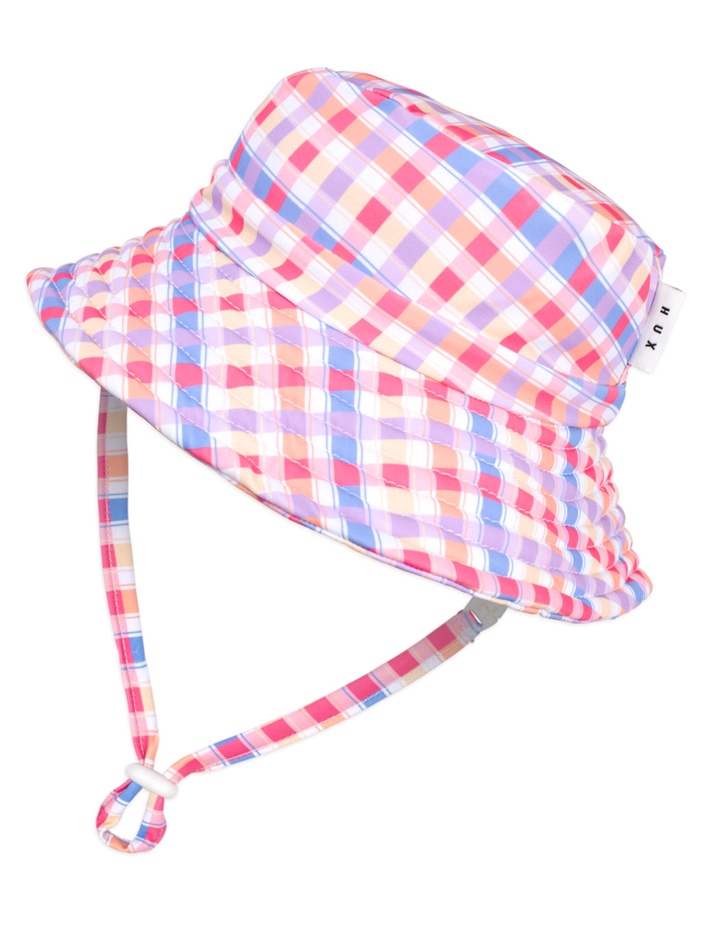 Huxbaby Rainbow Check Swim Hat