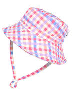 Huxbaby Rainbow Check Swim Hat
