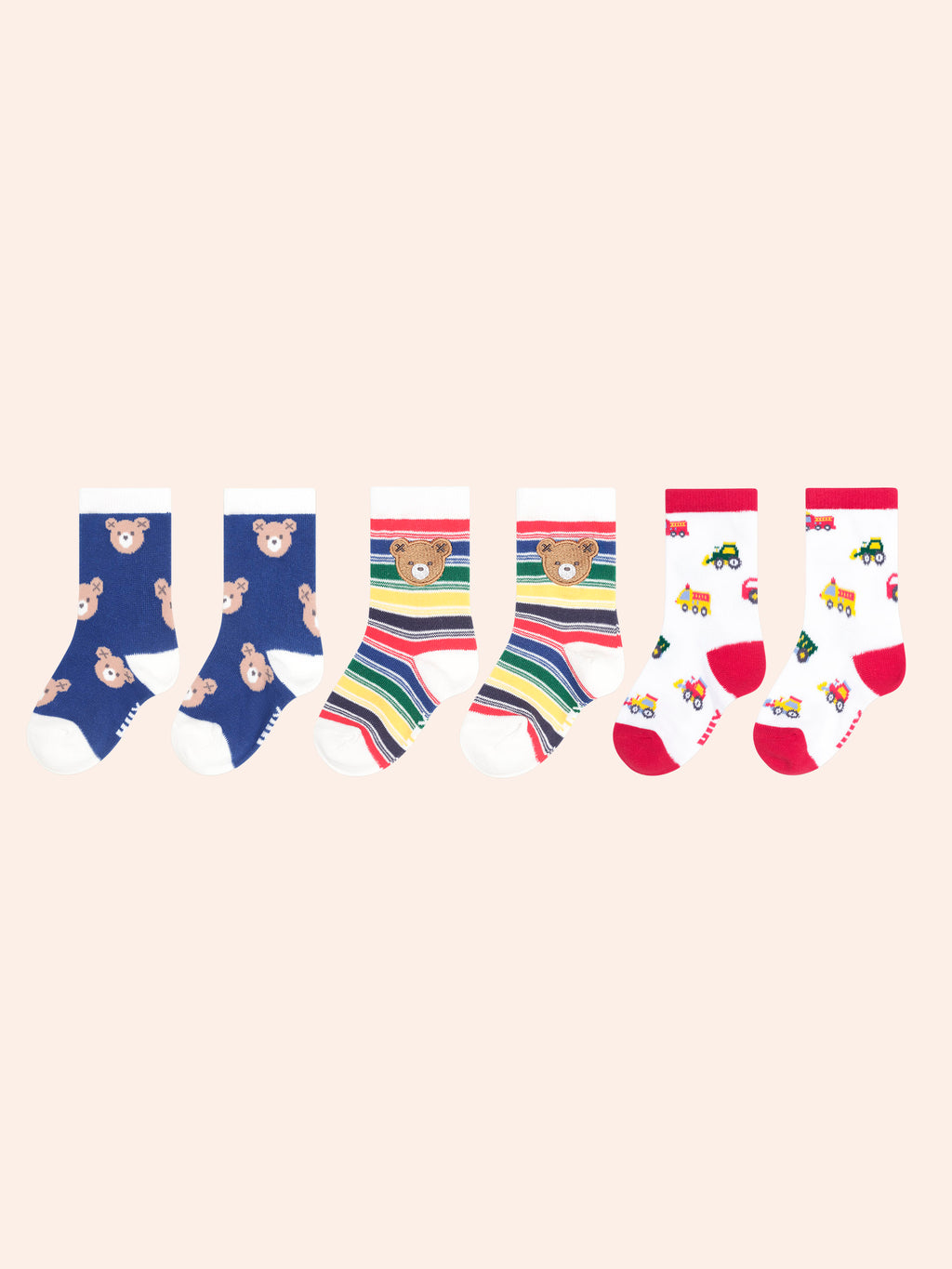 Huxbaby 3 Pack Boys Socks