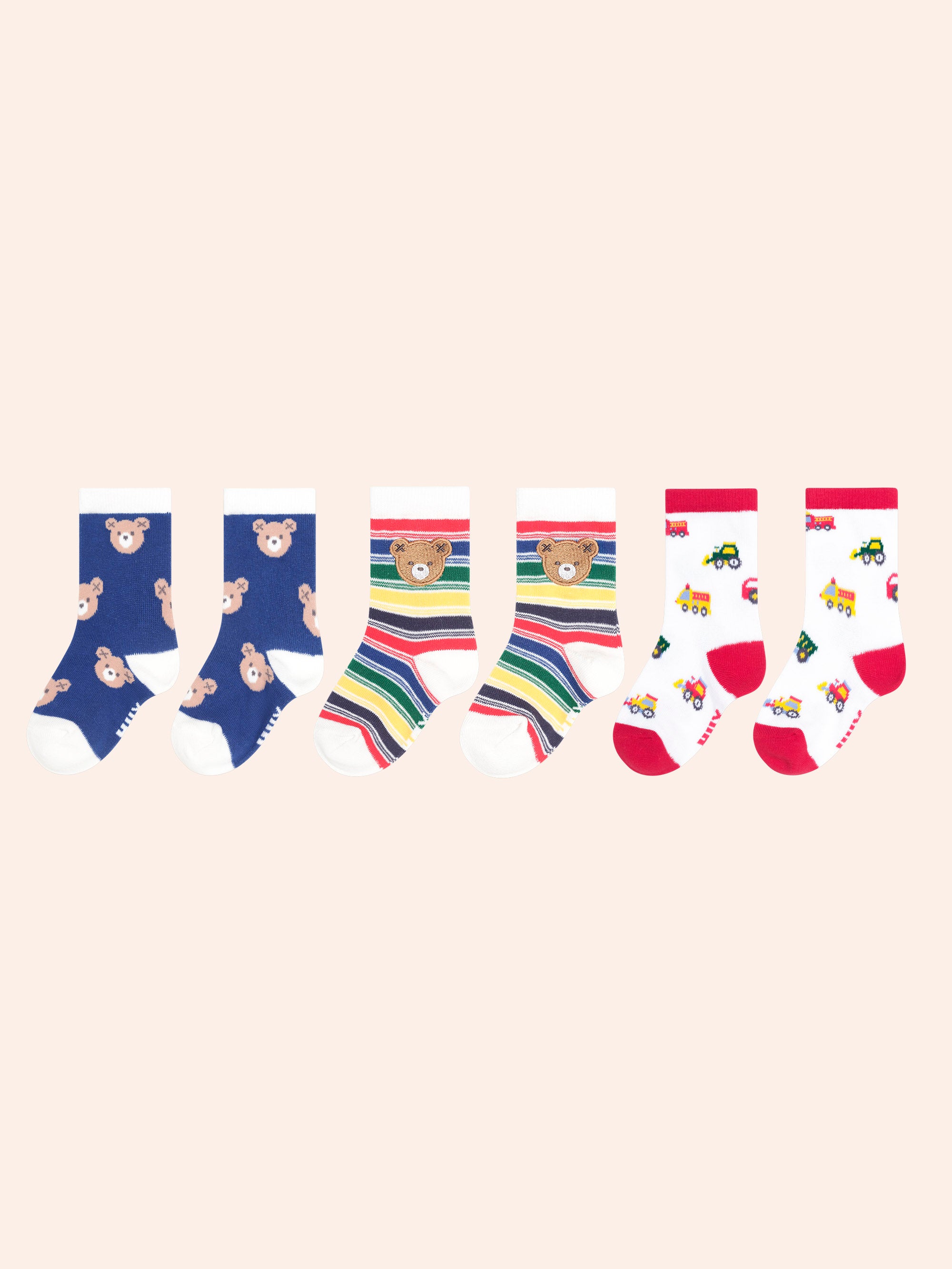 Huxbaby 3 Pack Boys Socks