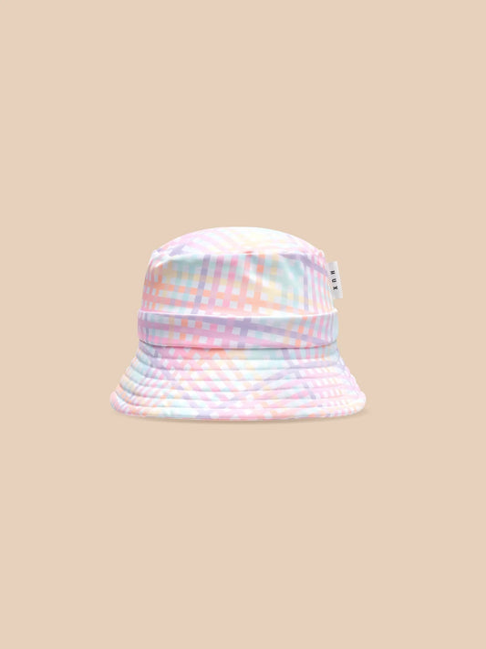 Huxbaby RAINBOW CHECK SWIM HAT