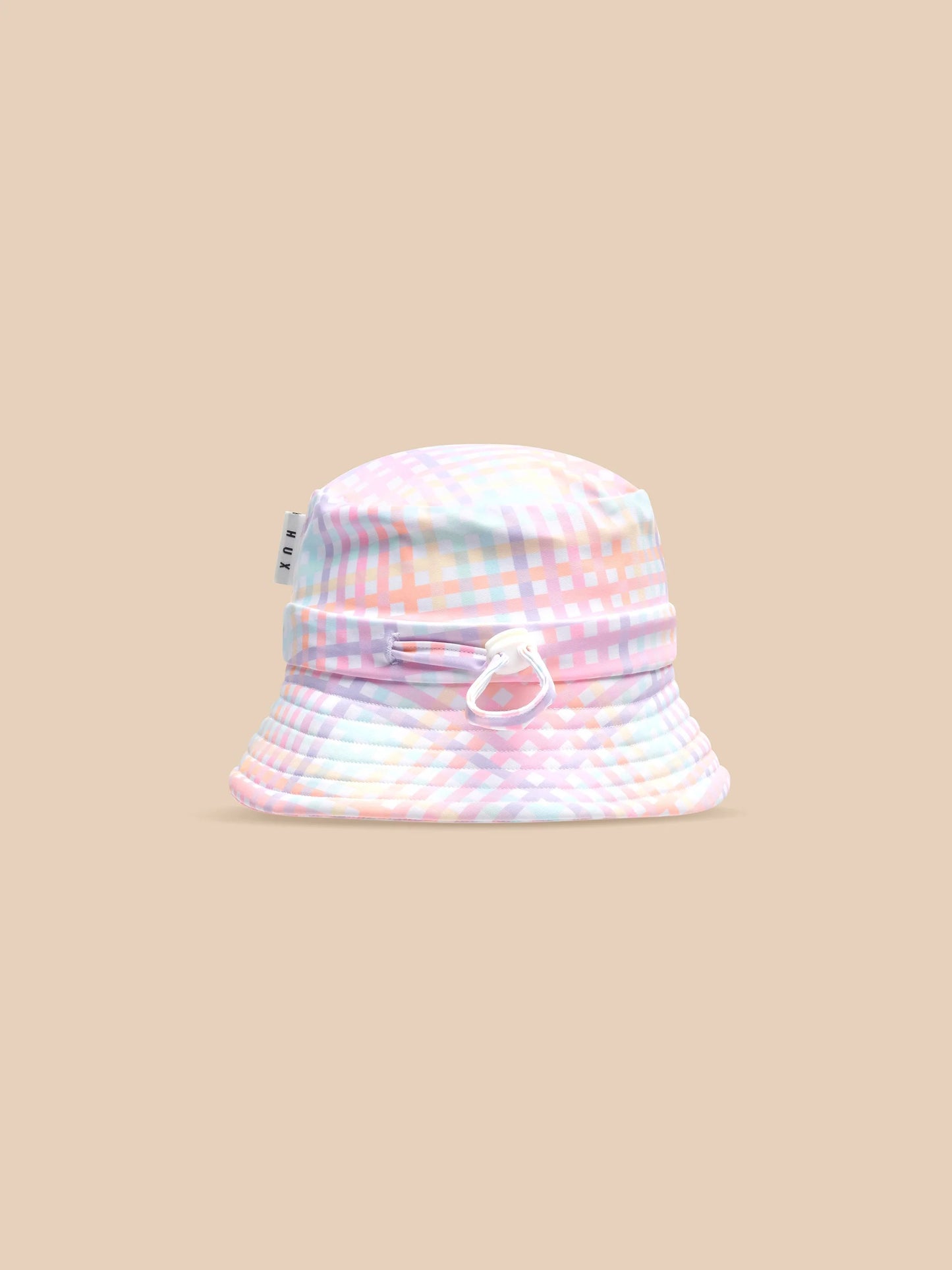 Huxbaby RAINBOW CHECK SWIM HAT