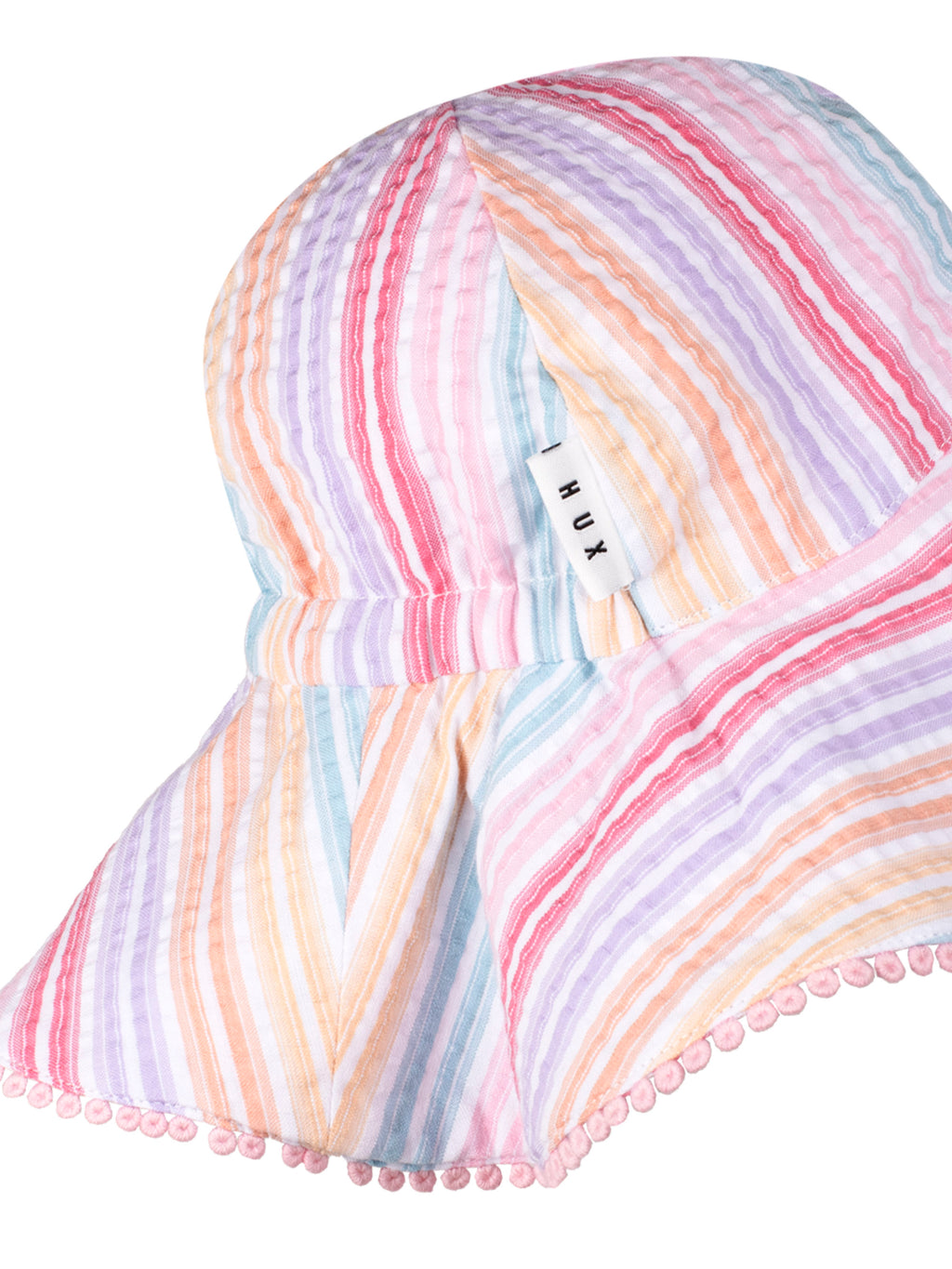 Huxbaby Frilly Sunhat Rainbow Stripe