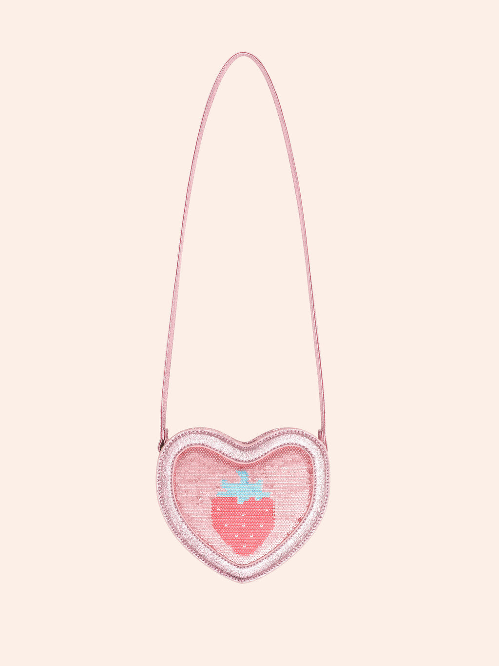 Huxbaby Strawberry Sequin Heart Bag