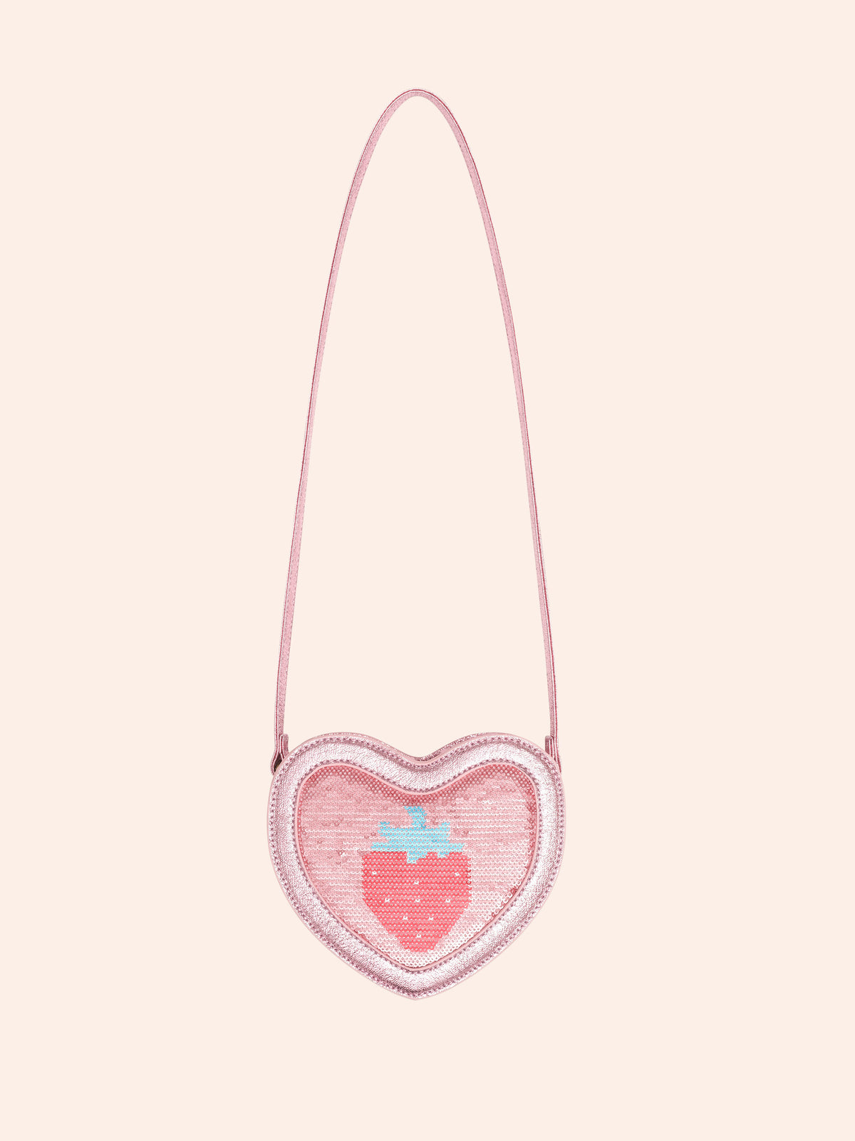 Huxbaby Strawberry Sequin Heart Bag