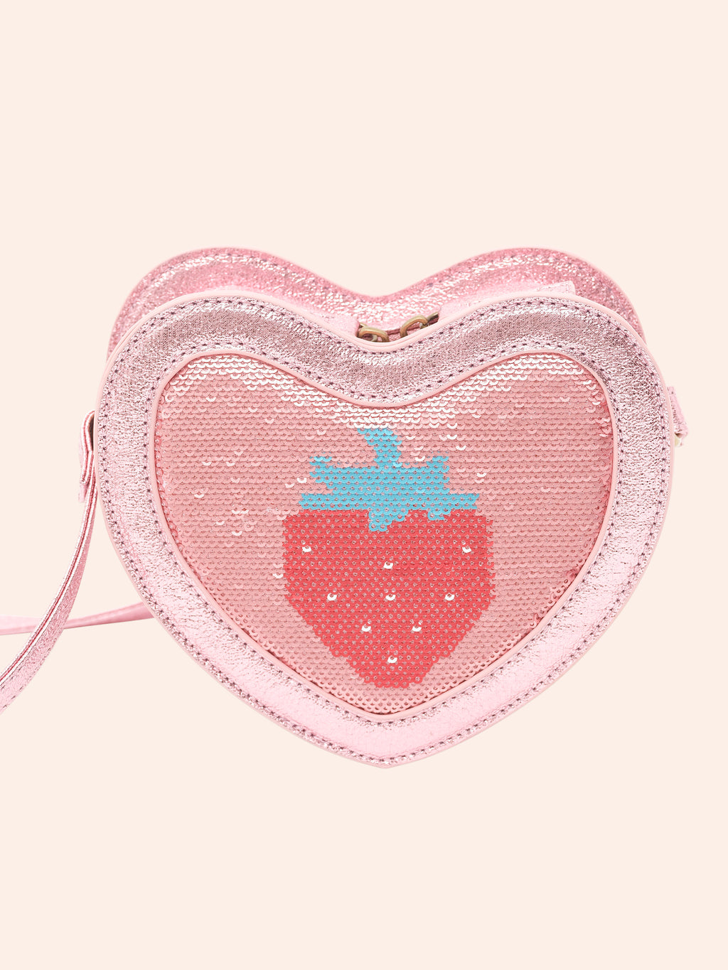Huxbaby Strawberry Sequin Heart Bag