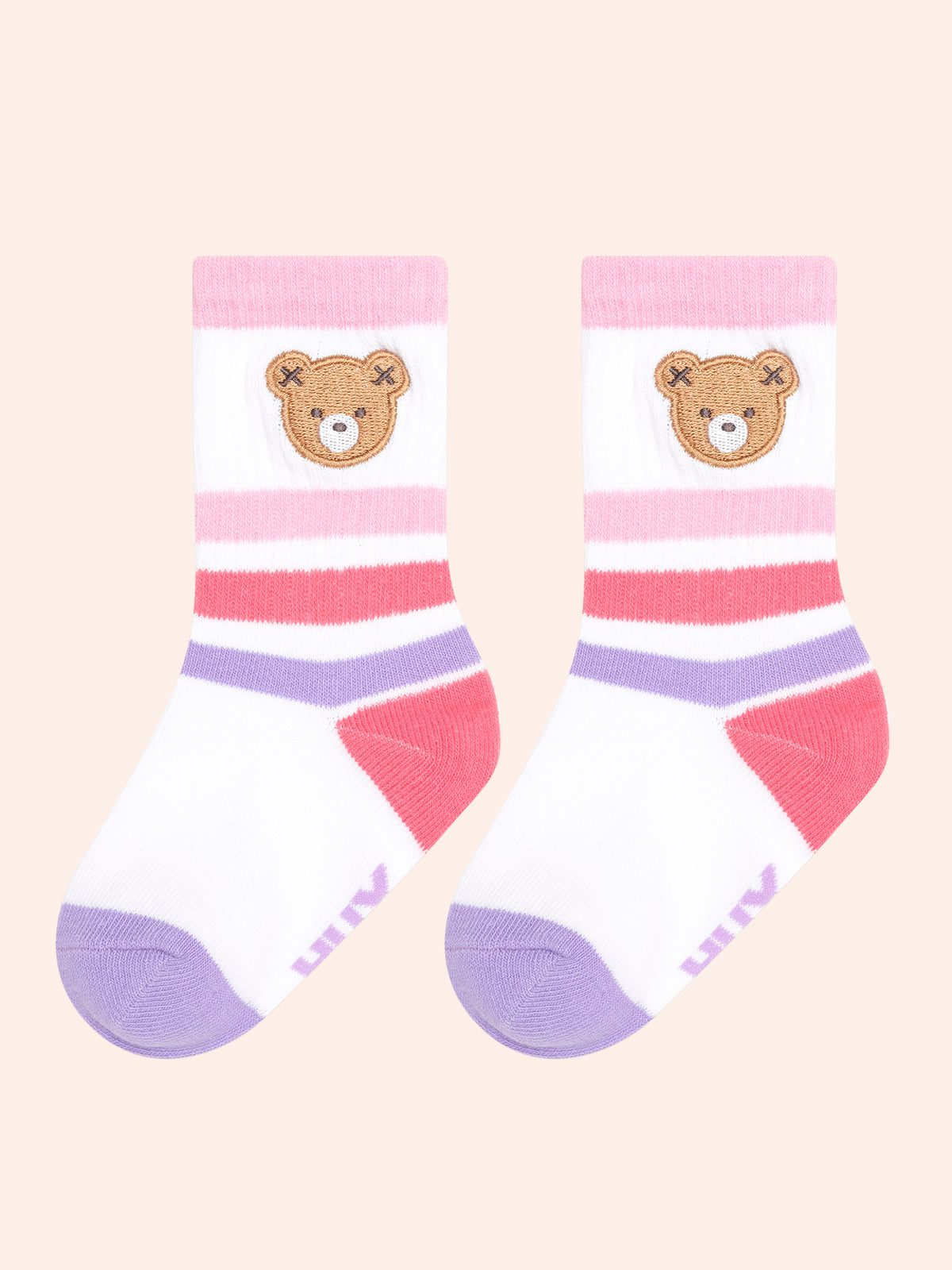 Huxbaby 3 Pack Girls Sports Socks