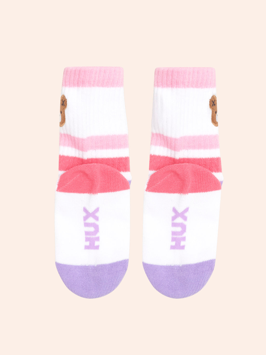 Huxbaby 3 Pack Girls Sports Socks