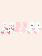 Huxbaby 3 Pack Girls Frill Socks
