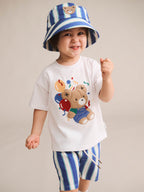Huxbaby Tropical Stripe Bucket Hat