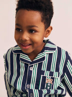 Huxbaby Classic Stripe Flannel PJ Set