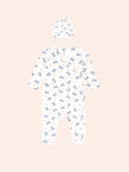 Huxbaby My First Hux Hearts and Bows Newborn Romper