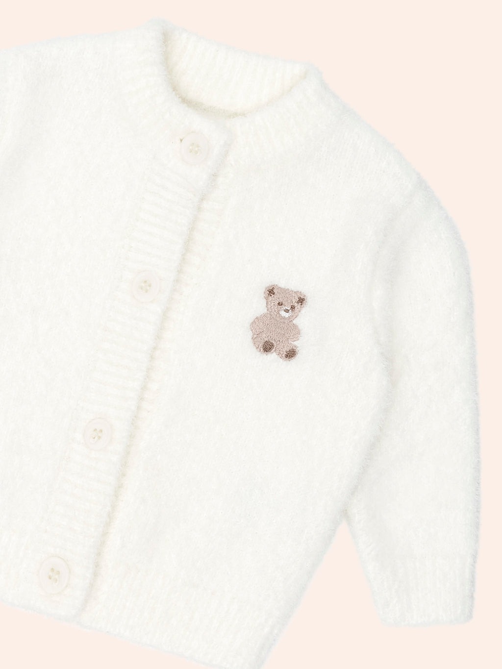 Huxbaby My First Hux Almond Milk 4pc Boucle Newborn Set