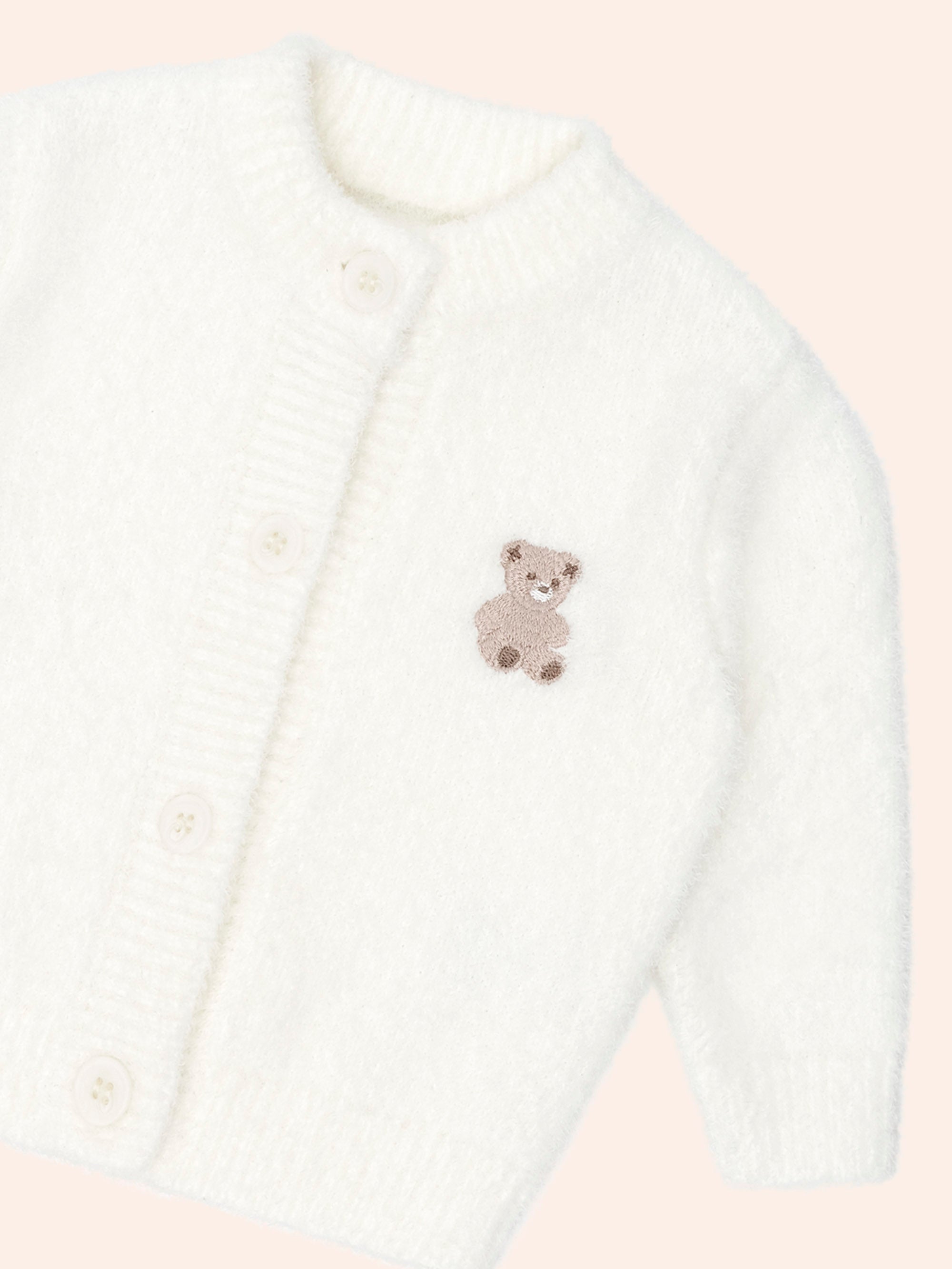 Huxbaby My First Hux Almond Milk 4pc Boucle Newborn Set