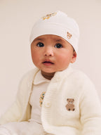 Huxbaby My First Hux Almond Milk 4pc Boucle Newborn Set
